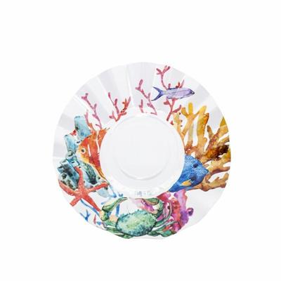 PIATTI CARTA ONDA CM.21 OCEANO PZ.8