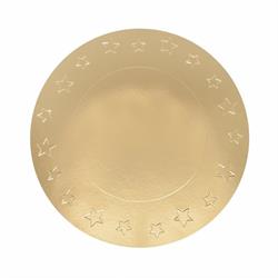 SOTTOPIATTO METAL ORO D. 33 PZ.8