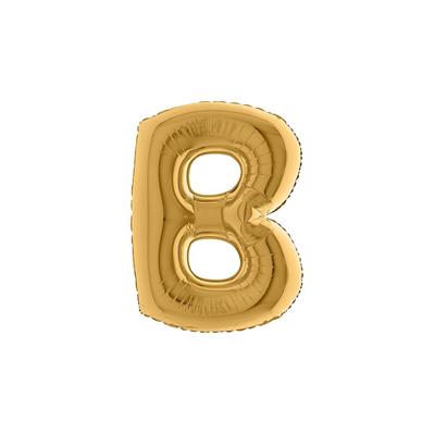 PALLONE FOIL LETTERA B  GOLD CM.101