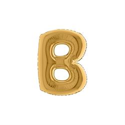 PALLONE FOIL LETTERA B  GOLD CM.101