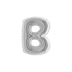 PALLONE FOIL LETTERA B  SILVER CM.101