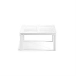 TAVOLINO MERLINO 73X55  RESINA BIANCO