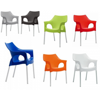 POLTRONA OLA GAMBE ALLUM. ANTRACITE