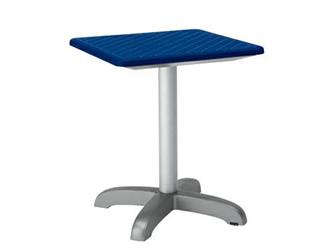 TAVOLO DODO 70X70 COL. ALLUM. BLU'  H. 75