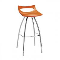 SGABELLO DIABLITO H. 80 INOX VERDE PISTACCHIO