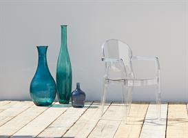 POLTRONA IGLOO POLICARB. TRASPARENTE