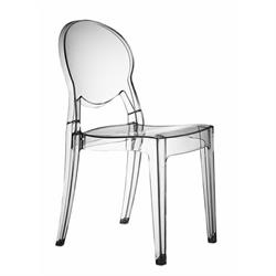 SEDIA IGLOO POLICARBONATO TRASPARENTE H.87