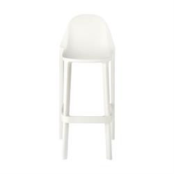 SGABELLO PIU' H.75 TECNOPOLIMERO LINO