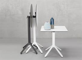 BASE TAVOLO NEMO ALLUMINIO BIANCO RIBALT. H.109