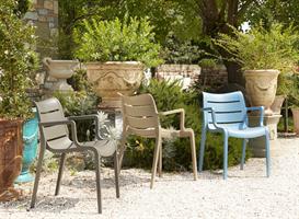 POLTRONA SUNSET TECNOP. ROSSO GERANIO