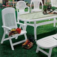 POLTRONA CALIFORNIA BIANCO 5 POSIZ. CHIUDIBILE