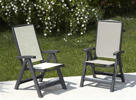 POLTRONA ESMERALDA LUX  PIEGHEVOLE 5 POSIZ. ANTRAC.