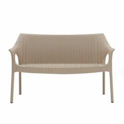 DIVANO OLIMPO CON CUSCINO CM.130 TORTORA