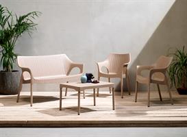 DIVANO OLIMPO CON CUSCINO CM.130 TORTORA