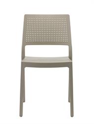 SEDIA EMI TECNOPOLIMERO TORTORA