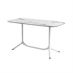 BASE TRIPE' DOPPIO FISSO H.73 ACCIAIO VERN.BIANCO