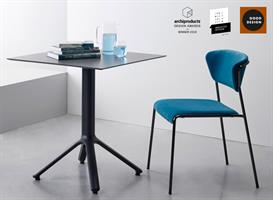 POLTRONA LISA VELLUTO   OTTANIO NICHEL NERO LUCIDO