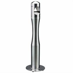 POSACENERE A COLONNA    BIRKIN INOX SATINATO H.101 SAGOMATO