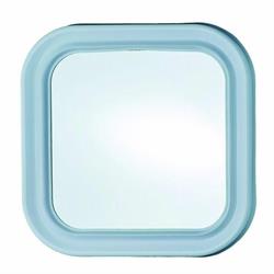 SPECCHIO QUADRATO CM.   46X46 CORNICE IN PLASTICA