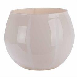 VASO VETRO SFERA D.12 H. 10 FAVIGNANA PANNA