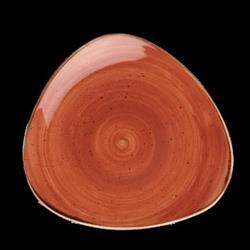 PIATTO CH. STONECAST TR. PIANO CM.23 ROSSO MATTONE