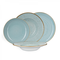 PIATTO CH. STONECAST D. 28,8 PIANO AZZURRO