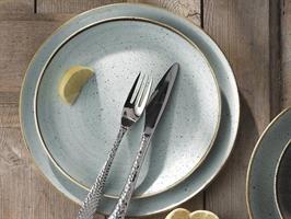 PIATTO CH. STONECAST D. 28,8 PIANO AZZURRO