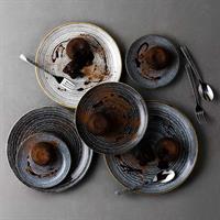 PIATTO CH. PRINTS FONDO CM.24,8 NERO