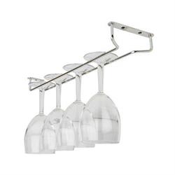 RASTRELLIERA INOX PORTA CALICI CM. 41