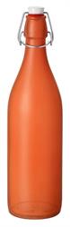 BOTTIGLIA VETRO SATINATO GIARA LT.1 SALMONE   EEE