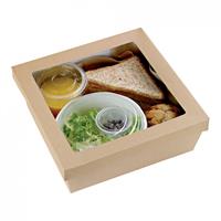 BOX C/FINESTRA TAKEAWAY AVANA CM.12X12X4,5H. PZ.25
