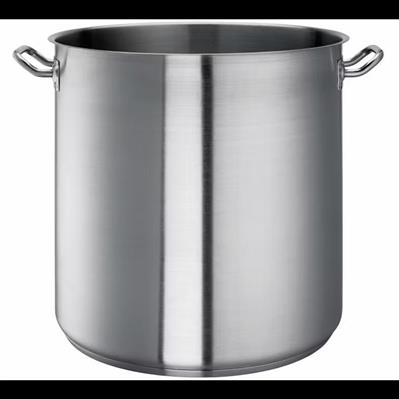 PENTOLA INOX CILINDRICA 2 MANICI CM.60 Lt.140 H.55