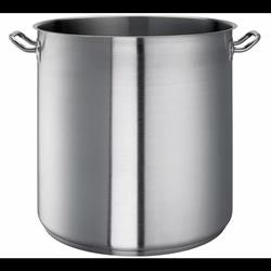 PENTOLA INOX CILINDRICA 2 MANICI CM.60 Lt.140 H.55