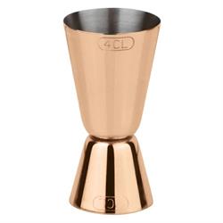 MISURINO COCKTAIL INOX  ML.20/40 RAME