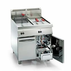 FRIGGITRICE GAS 17+17 Lt. 80X90X90H