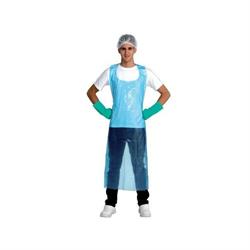 GREMBIULE POLIETILENE   20 MY. PZ. 100 BLU'