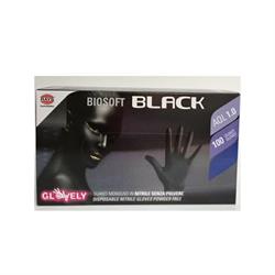GUANTI NITRILE BIOSOFT  BLACK 100 PZ. XLARGE