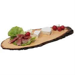 TAGLIERE LEGNO CORTECCIA DI ONTANO CM.70/79X25