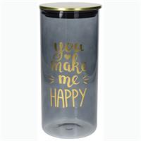 BARATTOLO DORADO DIAM.10 H.17 COPERCHIO GOLD