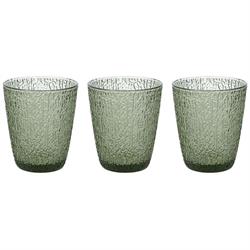 SET 3 BICCHIERI  DAVOR GLASS VERDE
