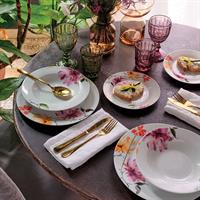 BICCHIERE VETRO MADAME AZZURRO 230CC.