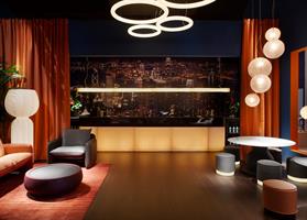 BANCO BAR CORDIALE LUMINOSO CM.120x70 h.110