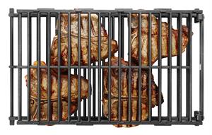 GRIGLIA ALLUMINIO GN 1/1 TEFLON DOPPIA COTTURA CARNI LATO CORTO