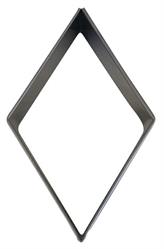 TAGLIAPASTA ROMBO INOX  MOSTACCIOLO CM. 7X11X4H.