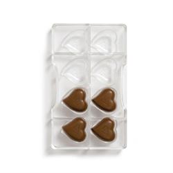 STAMPO CIOCCOLATO CUORE  8 IMPRONTE