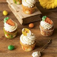 DECORI IN ZUCCHERO CAROTE E PULCINI PZ.6