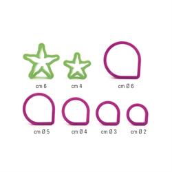 TAGLIAPASTA ROSA+FOGLIE PZ.7