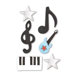 DECORI IN ZUCCHERO PZ.6 MUSICA