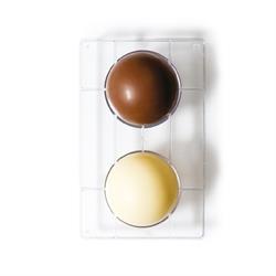 STAMPO CIOCCOLATO MEZZA SFERA D.10 2 IMPRO. POLICARBONATO