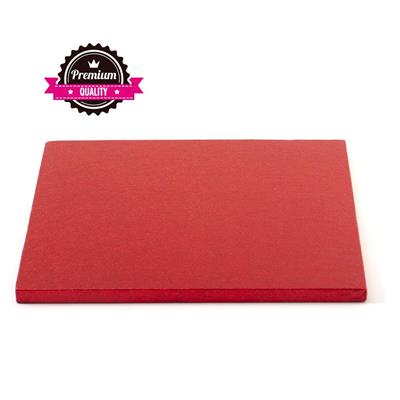 SOTTOTORTA QUADRATO     ROSSO CM.40X1,2